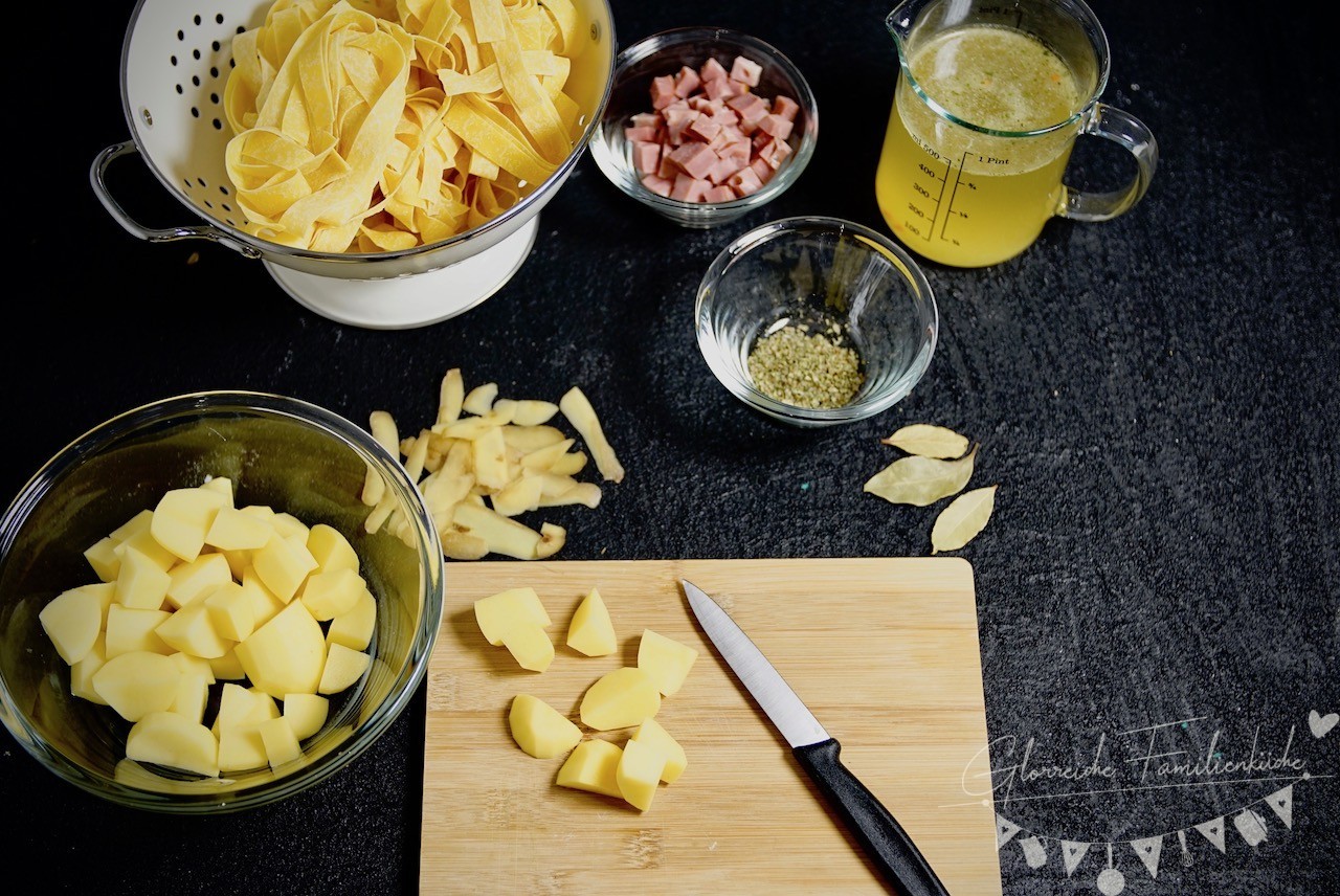 Erdäpfel Kartoffelsauce Zutaten Glorreiche Familienküche
