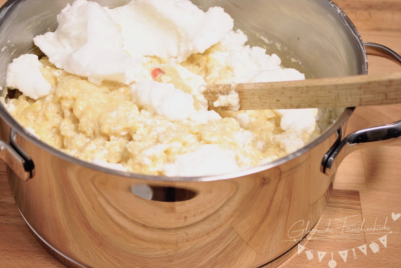 Reisauflauf Zubereitung Eischnee Glorreiche Familienküche
