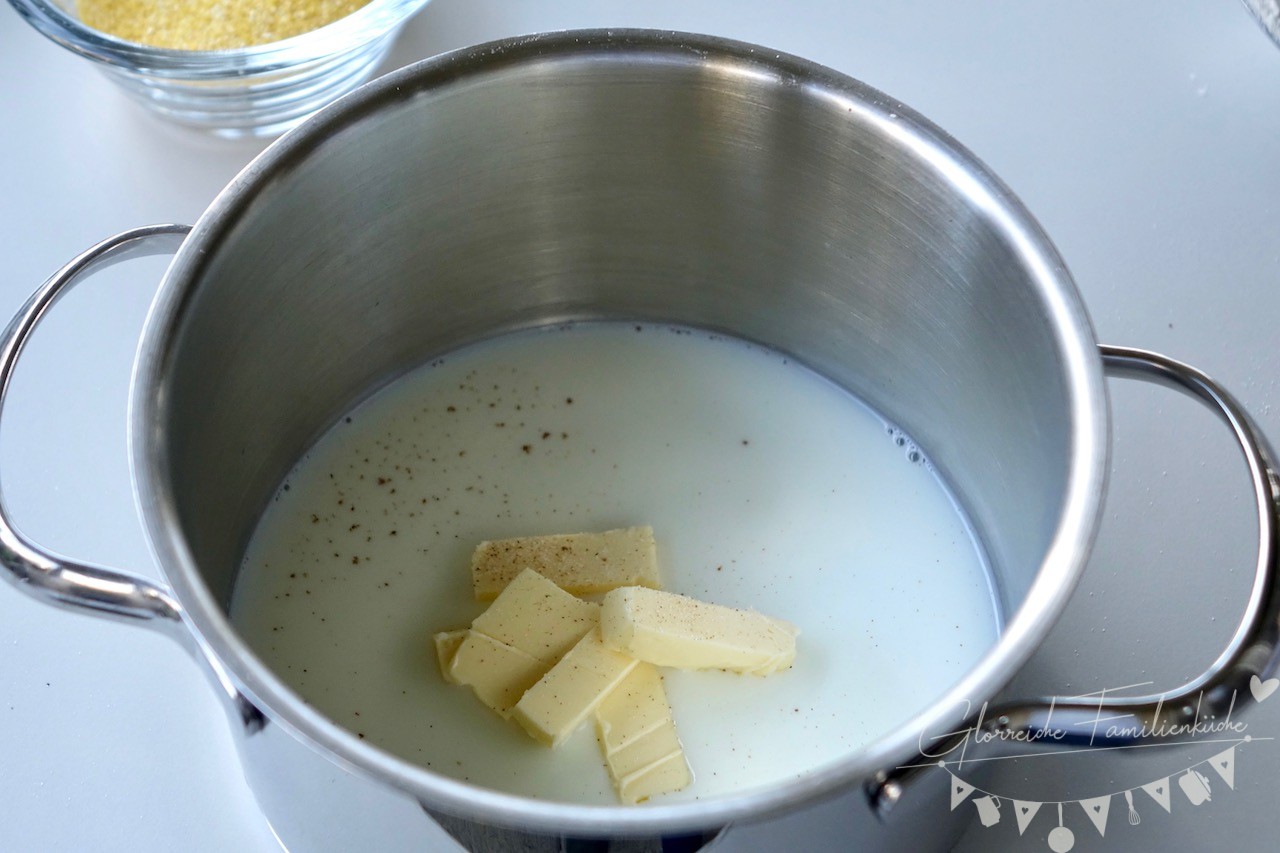 Maisgrießknödel Zubereitung Schritt 1 Glorreiche Familienküche