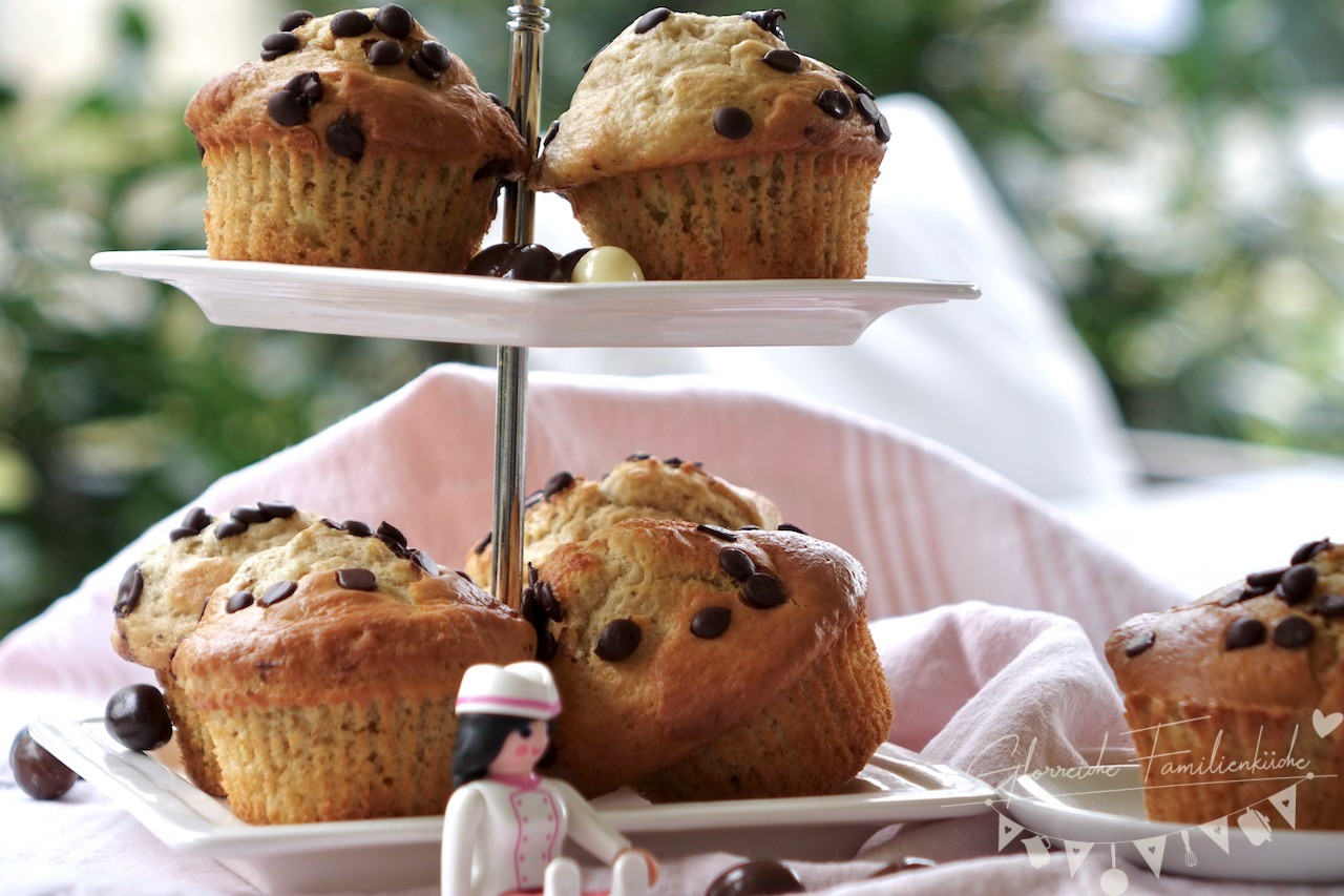 Schoko-Bananen-Muffins Glorreiche Familienküche