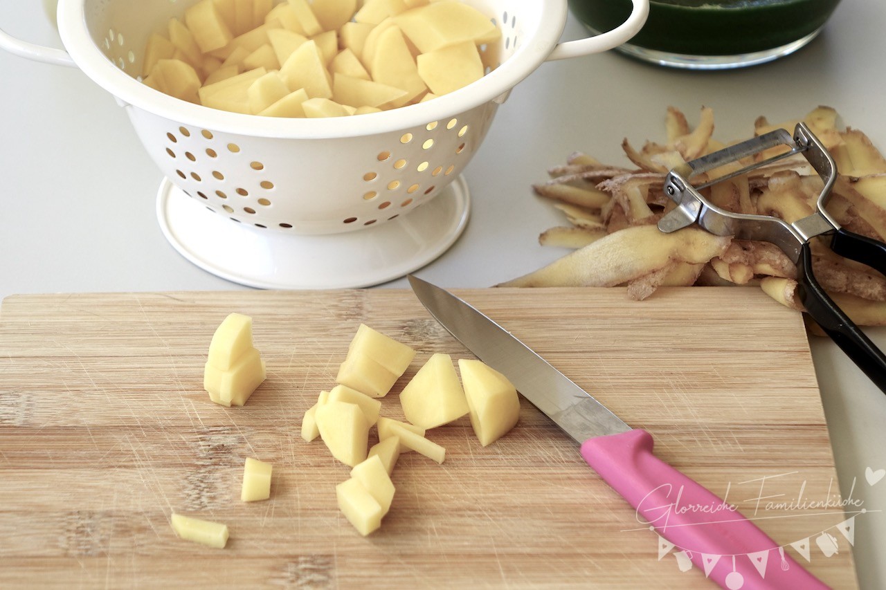 Kartoffel-Spinat-Suppe - Glorreiche Familienküche