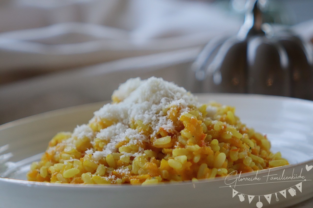 Kürbisrisotto Gericht Glorreiche Familienküche