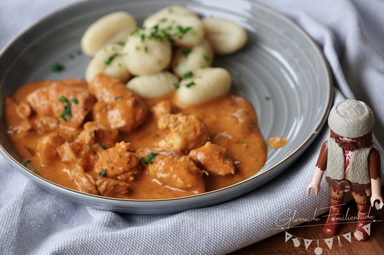 Paprika-Rahmgeschnetzeltes Gericht 1 Glorreiche Familienküche